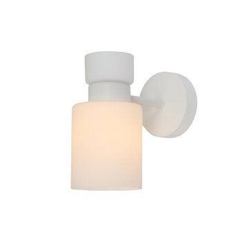 Бра настенное Valeso с матовым плафоном под лампу Е27 белое IP20 G 07471/1W Matte White SP000045600 фото