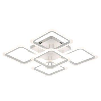 Стельова LED люстра 86W Interees з акриловими плафонами 3000-6400К з пультом біла IP20 V YZD5087 WT V YZD5087 WT фото
