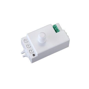 Датчик руху VELMAX мікрохвильовий вбудований до 8 метрів білий IP20 V-MS-06 (ST701P) 29-24-06 фото