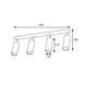 Светильник потолочный MSK Electric Tube спот с поворотным механизмом NL 1105-4 BK 616820 фото 5