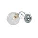 Бра настенное Valeso со стеклянным плафоном под лампу Е27 хром IP20 G 07468/1W Chrome SP000045593 фото 2