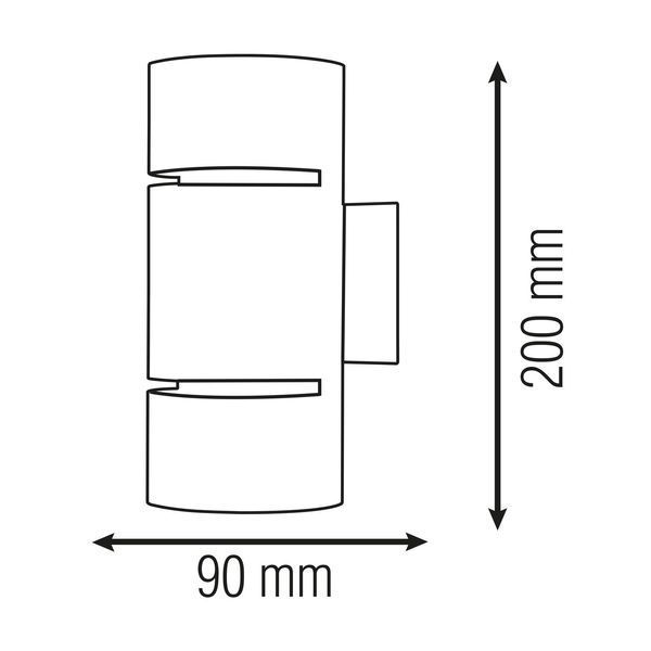 Світильник настінний 10W LED Horoz Electric MAESTRO 4200K чорний IP20 029-008-0010-020 фото