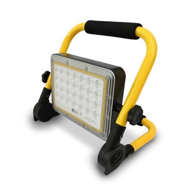Акумуляторний LED прожектор 20W переносний TITANUM із чотирма режимами 1000Lm 5000K Сірий IP65 TL-FA-105 TL-FA-105 фото