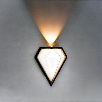 Фасадний світильник 12W Horoz Electric настінний 4200К чорний IP54 CARAT 076-071-0012-010 фото