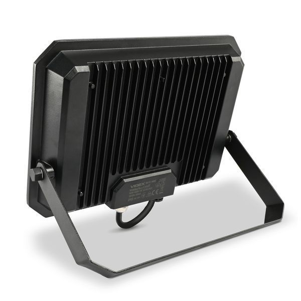LED прожектор 100W VIDEX с корпусом из поликарбоната 9500Lm 5000K безрамочный черный IP65 VLE-F3-1005B VLE-F3-1005B фото