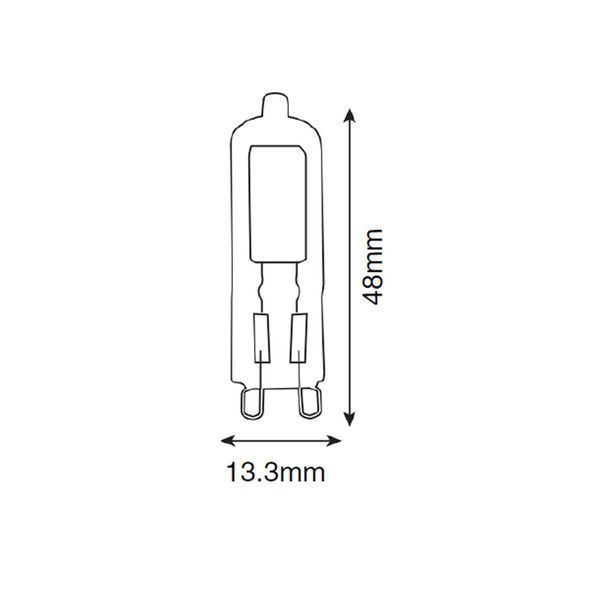 Лампа светодиодная 4W Horoz Electric капсула 6400K G9 EXA - 4 001-047-0004-010 фото