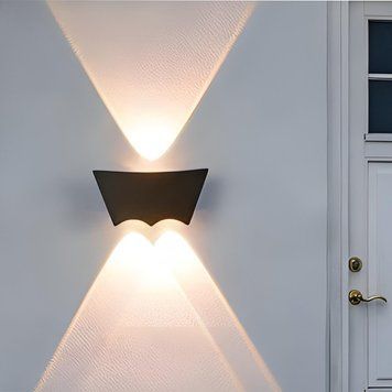 Світильник фасадний 6W LED Horoz Electric BAT-6 настінний 4200K чорний IP54 076-072-0006-010 фото