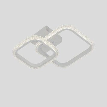 Стельова LED люстра 66W з пультом Interees з акриловими плафонами 3000-6000К біла IP20 C9003-1+1 C9003-1+1 фото