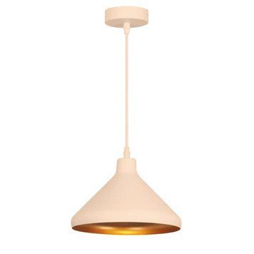 Подвесной светильник VELMAX с золотистым покрытием под лампу Е27 белый IP20&nbsp;V-CL-MUSHROOM-Wh-G 23-10-61 фото