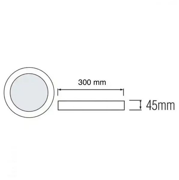 Светильник накладной 48W LED Horoz Electric CARLA-48 6400К белый круглый IP20 016-058-0048-030 фото