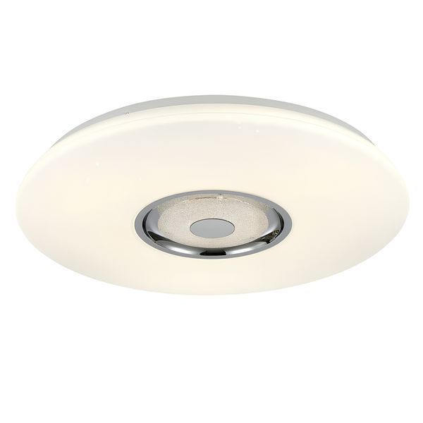 Стельовий LED світильник 60W+5W RGB з вбудованою Bluetooth-колонкою і пультом 3000-6500K білий VALESO LY567-500 WH SP000051970 фото