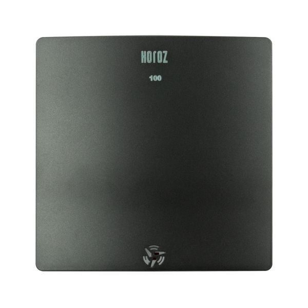 Вентилятор вытяжной 12W Horoz Electric с корпусом из пластика 10 см&nbsp;Антрацит IP20 FELIX 500-110-100 фото
