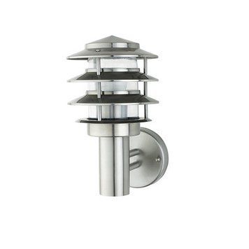 Світильник фасадний Horoz Electric KAYIN-2&nbsp;мат.хром настінний під лампу Е27 IP44 075-003-0002-010 фото