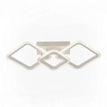 Стельова LED люстра 58W з пультом Valeso з акриловими плафонами 3000K-6500K біла IP20 G 2929/2+1 WT 58W SP000045646 фото