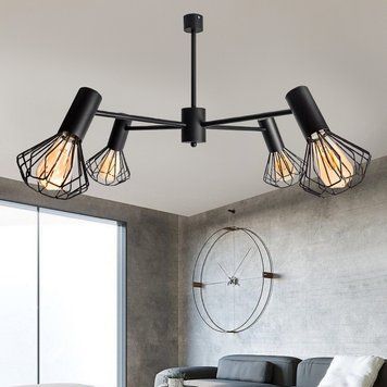 Люстра MSK Electric Diadem на четыре плафона NL 22152-4 BK 616227 фото