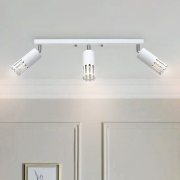 Светильник потолочный MSK Electric Teramo спот поворотный на три плафона белый NL 180501-3 WH 620867 фото