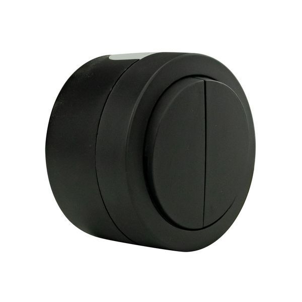 Настенный выключатель двухклавишный Ovivo Electric&nbsp;накладной черный IP54 xOne 406-250000-202 фото