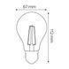 Лампа світлодіодна 6W "Filament Globe-6" A60 Е27 4200К Horoz Electric 001-015-0006-030 фото 2