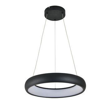 Подвесная LED люстра&nbsp;30W&nbsp;Horoz Electric с кольцевым рассеивателем 4000K черная IP20 ESSENCE 019-070-0030-020 фото