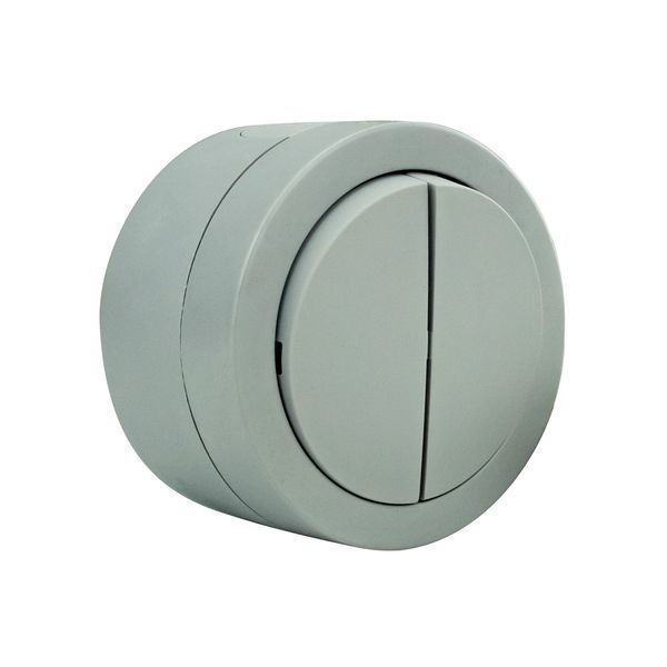 Настенный выключатель двухклавишный Ovivo Electric&nbsp;накладной серый IP54 xOne 406-240000-202 фото