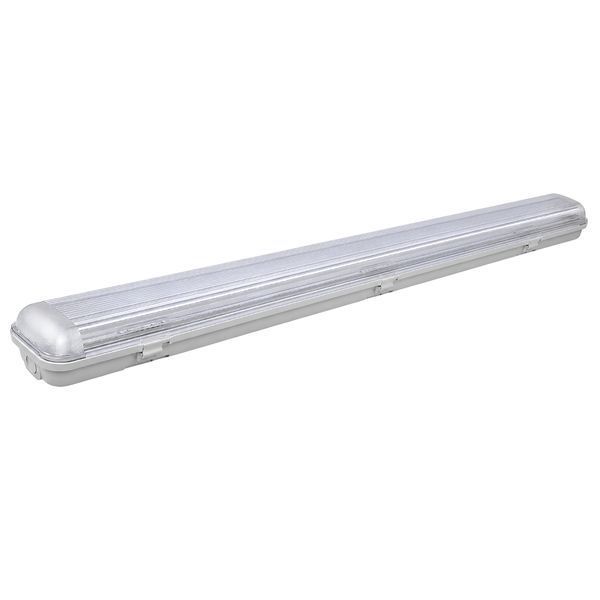 Линейный влагозащищенный светильник под 2 LED лампы T8 G13 1200 мм с пластиковыми креплениями IP65 GLX ДПП-52 2x1200 мм ДПП-52 2x1200мм фото