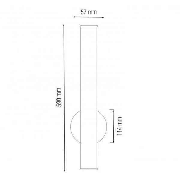 Подсветка 15W зеркал-картин Horoz Electric LED SUNA-15 4200K IP45 040-015-0015-10 фото
