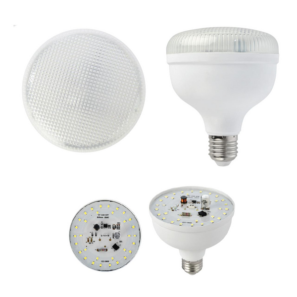 Лампа cветодиодная 50W Horoz Electric промышленная 6400K с хрустальной текстурой E27 CRYSTAL-50 001-016-1050-010 фото