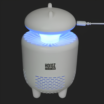 Лампа-пастка для комарів 3W LED Horoz Electric HUNTER Micro USB 118-001-0003-010 фото