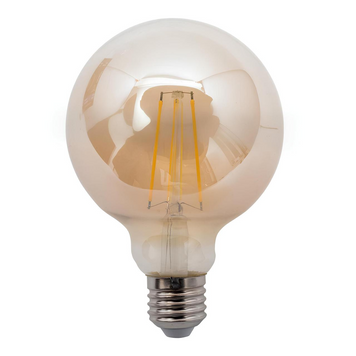 Світлодіодна лампа 12W SiriusStar 5800 filament gold G95 4200K E27 коричнева IP20 SP000035120 фото