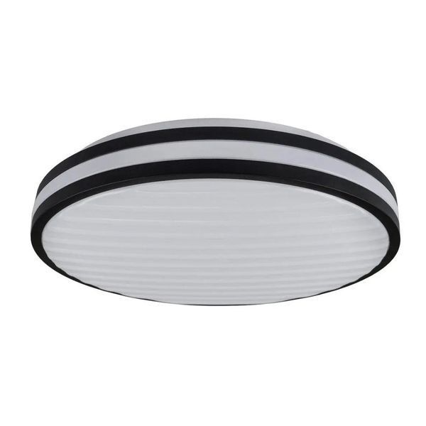 Стельовий LED світильник 72W з пультом Vestum з матовим розсіювачем 3000К-6500К вологозахищений чорний/білий IP44 GRILL VS-81019 фото