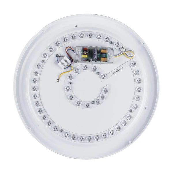 Стельовий LED світильник 72W з пультом Vestum з ефектом зоряне небо 3000К-6500К вологозахищений білий/срібло IP44 CELL VS-81039 фото