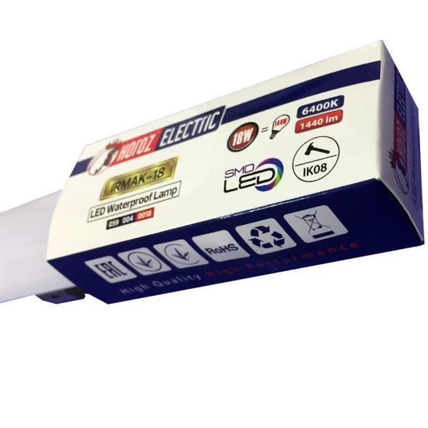 Светильник светодиодный 18W 60см. IP-65 Horoz Electric IRMAK-18 6400К 059-004-0018-010 фото
