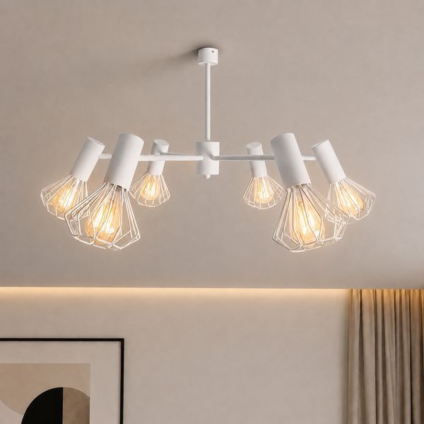 Люстра MSK Electric Diadem на шість плафонів NL 22152-6 WH 616865 фото