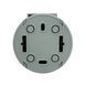 Розетка одинарная Ovivo&nbsp;Elektrik c заземлением и крышкой 250V серая IP54 xOne 406-240000-249 фото 2