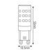 Лампа світлодіодна 8W Horoz Electric PETA-8 кукурудза 6400К G9 001-045-0008-010 фото 2