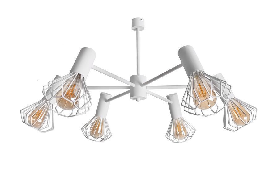 Люстра MSK Electric Diadem на шесть плафонов NL 22152-6 WH 616865 фото