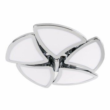 Стельова світлодіодна люстра Sirius 80W без пульта керування 3000-6500К хром IP20 2901-5S SP000036703 фото
