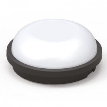 Світлодіодний світильник 15W вологозахищений ARTOS-15 Horoz Electric чорний 6400 К IP65 400-012-127 фото