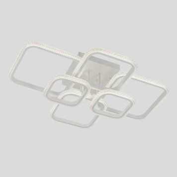 Стельова LED люстра 144W з пультом Interees на шість плафонів 3000-6000К біла IP20 C9006-2+2+2B C9006-2+2+2B фото
