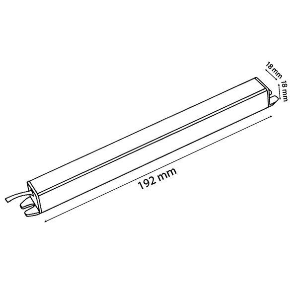Слим драйвер для светодиодной ленты 24W DC 12V IP20 Horoz Electric VIPA-24 082-002-0024-010 фото