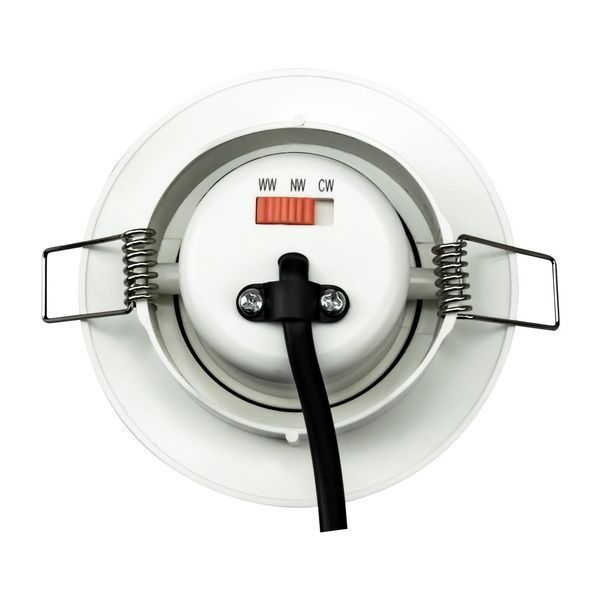 Точечный поворотный светильник 5W Horoz Electric белый 3000K/4500К/6000K круглый IP20 NORA PRO-5 016-053-1005-010 фото
