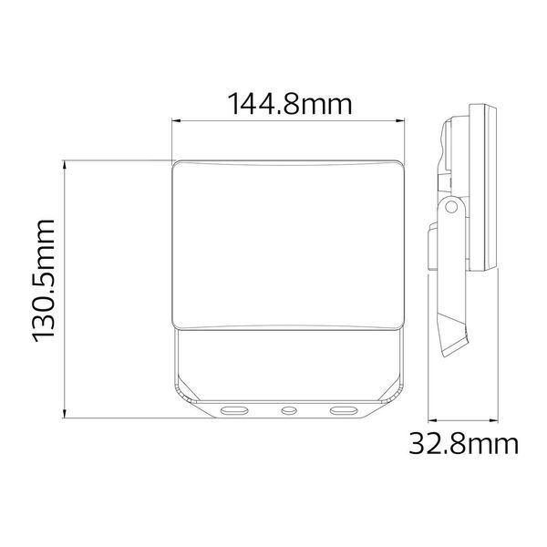 Светодиодный прожектор 30W Horoz Electric металлический 6400K влагозащищенный IP65 PEGASUS-30 068-024-0030-010 фото