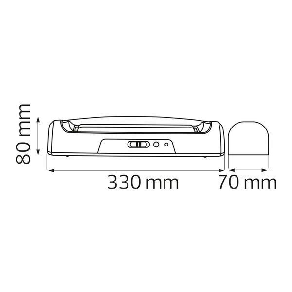 Аварійний світильник 12W LED Horoz Electric WENGER акумуляторний настінний 7000K/9000K IP20 084-025-0012-010 фото