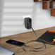 Сетевой удлинитель с тремя USB-портами VIDEX 16A с заземлением 250V на 1 розетку с защитными шторками черного цвета VF-AD1G2U1C-B VF-AD1G2U1C-B фото 7