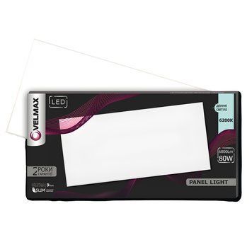 Встраиваемая LED панель 80W Velmax "Армстронг" 6200K прямоугольная 595*1195mm белая IP20 V-UPS 25-24-46 фото