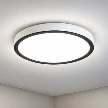 Светодиодный светильник 40W VALESO потолочный круглый с акриловым рассеивателем 4000K черный SU-PG2-370-50 SP000051978 фото