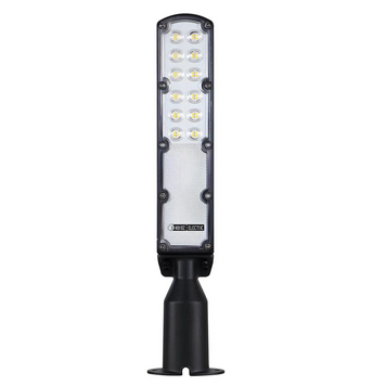 Вуличний LED світильник 30W консольний Horoz Electric на стовп алюмінієвий 6400K чорний IP65 ROCKET-30 074-015-0030-020 фото
