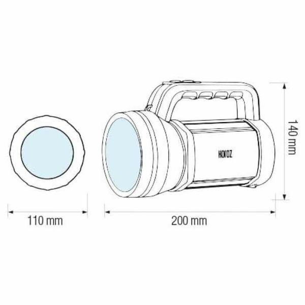 Ліхтарик ручний 5W Horoz Electric RAUL-5 7000K/9000K IP20 084-035-0005-010 фото