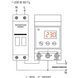 Реле напряжения Novatek однофазное на din-рейку 63А 14 кВт с дисплеем IP20 РН-163 (Standart) NTRN16303 56-56-61 фото 2