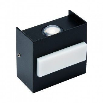 Світильник фасадний 5W LED Horoz Electric TWIST-5 настінний 4200K чорний IP65 076-042-0005-050 фото